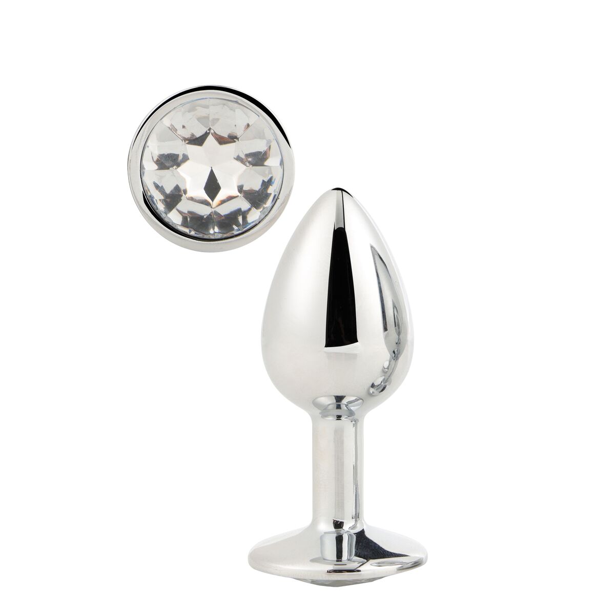 Plug Anal Dream Toys Gleaming Love Silberfarben